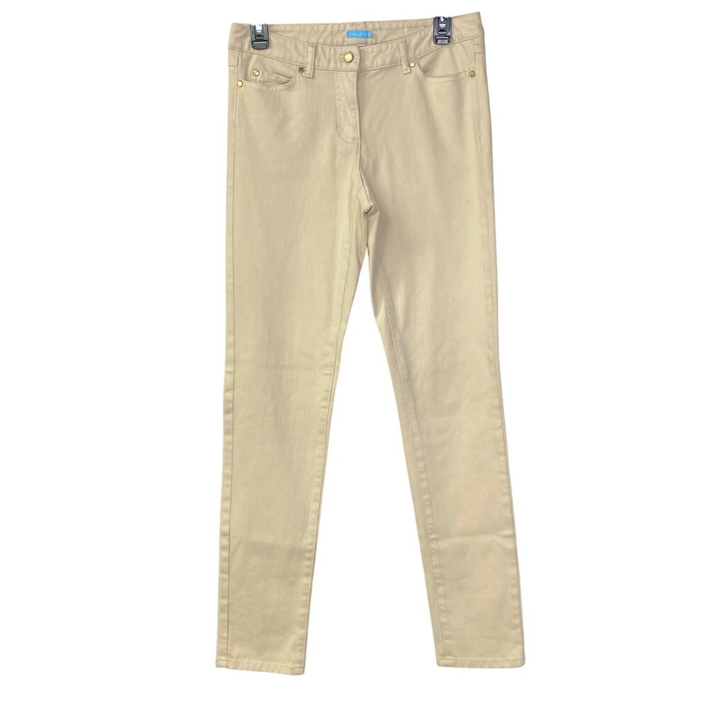 J. McLaughlinLexi mid rise jeans‎ in cream women’s Size 6